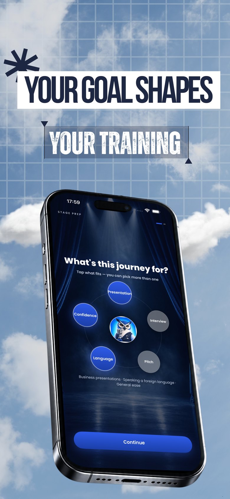 Your goal shapes your training